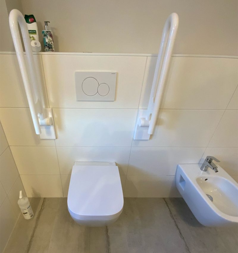Barrierefreie Badsanierung mit Fußbodenheizung in Oranienburg 8