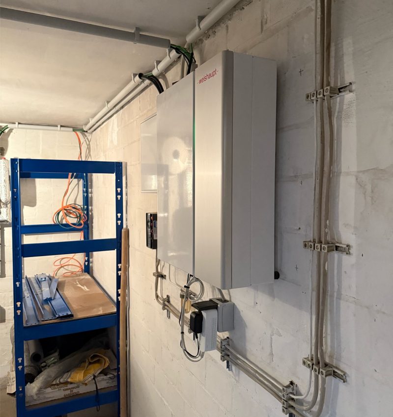 Heizungstausch einer Ölheizung durch eine Luft-Wasser-Wärmepumpe im Raum Berlin 5