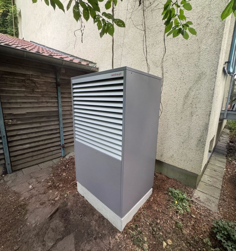 Luft-Wasser-Wärmepumpe von Weishaupt gegen eine Gasheizung in Bernau 4