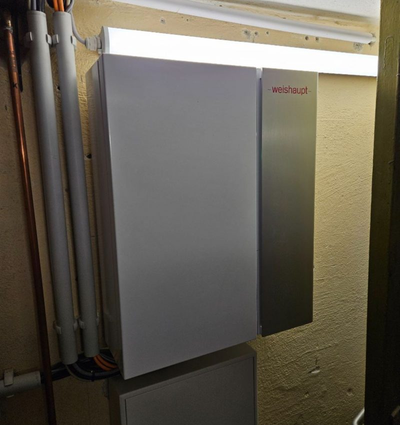 Luft-Wasser-Wärmepumpe von Weishaupt im Raum Niederfinow 3