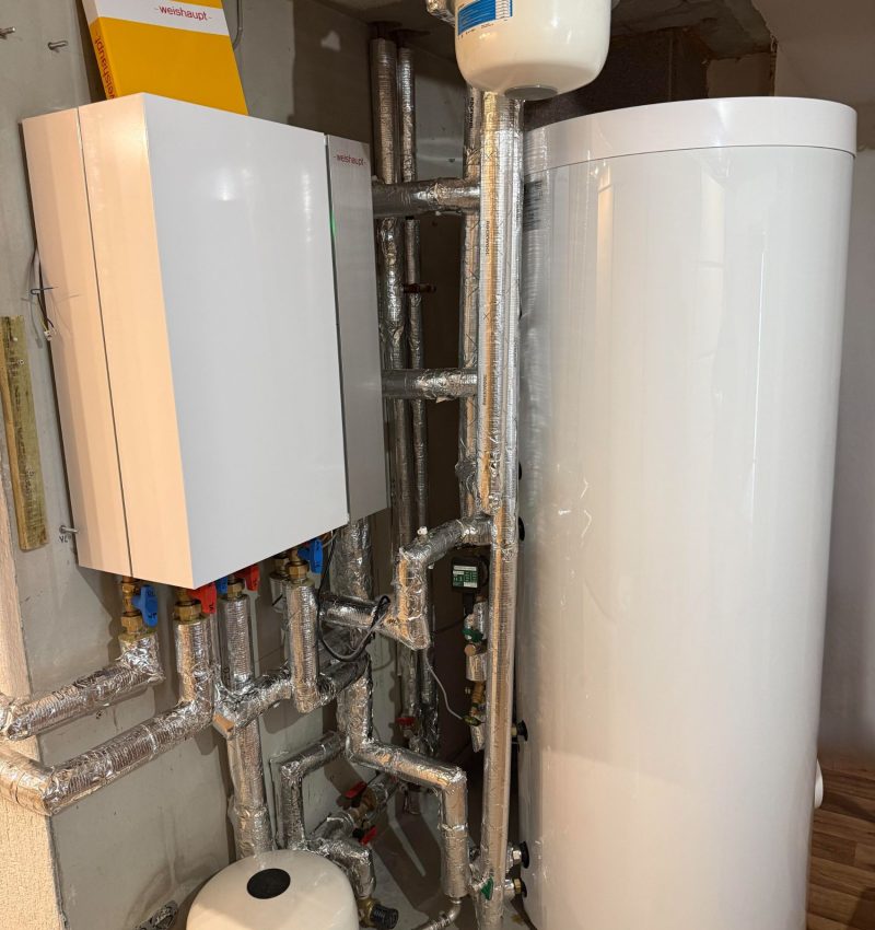 Weishaupt Luft-Wasser-Wärmepumpe statt Gasheizung in Bernau 6